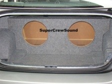 BMW 3 Series Sedan or Coupe Subwoofer Enclosure 06 -12